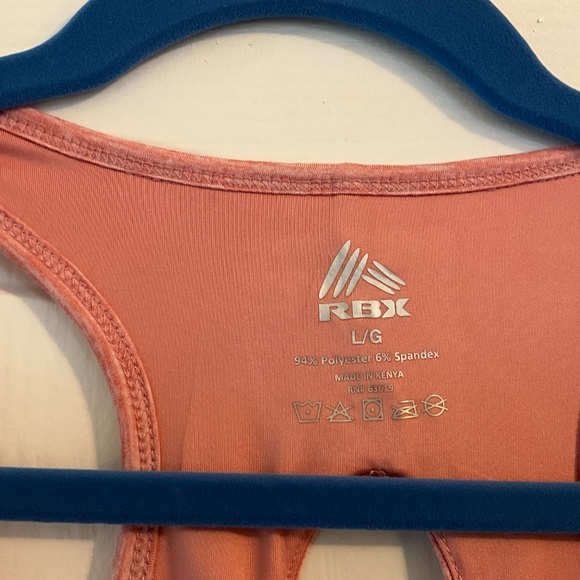 RBX Pink workout tank size large NWOT - Picture 3 of 6